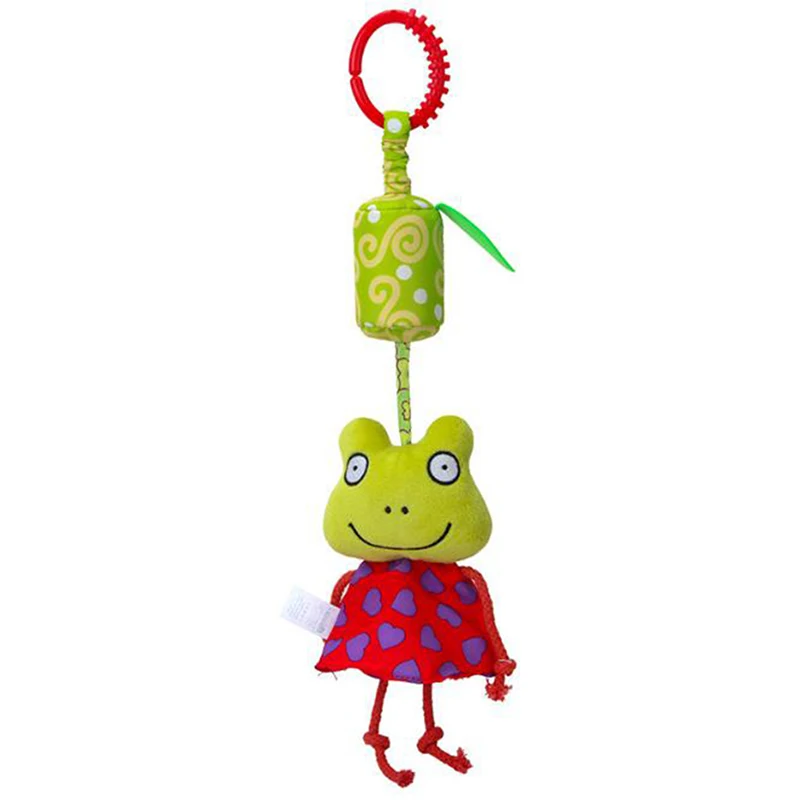 frog Милая детская колыбель, детская кроватка, подвесные игрушки, портативные детские погремушки, подвесные колокольчики, игрушки, погремушки для младенцев, автомобильная кроватка, подвесные игрушки - Цвет: frog