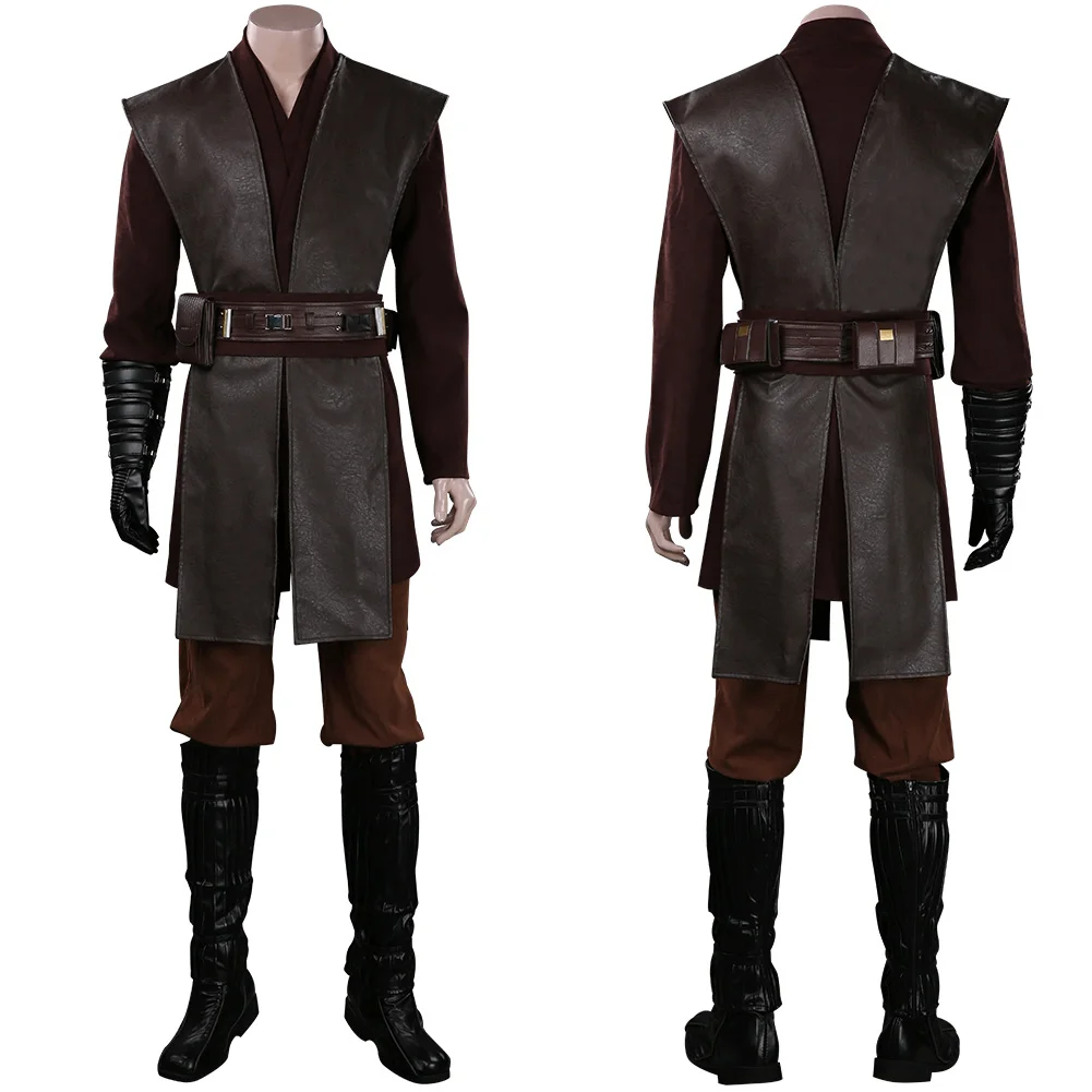 Fantasia de cosplay anakin skywalker, réplica de jedi, adulto, traje de ...
