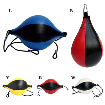

2020 Punching Ball PU Pear Boxing Bag Reflex Speed Balls Muay Thai Punch Box Fitness Sports Equipment Training Adults Inflatable