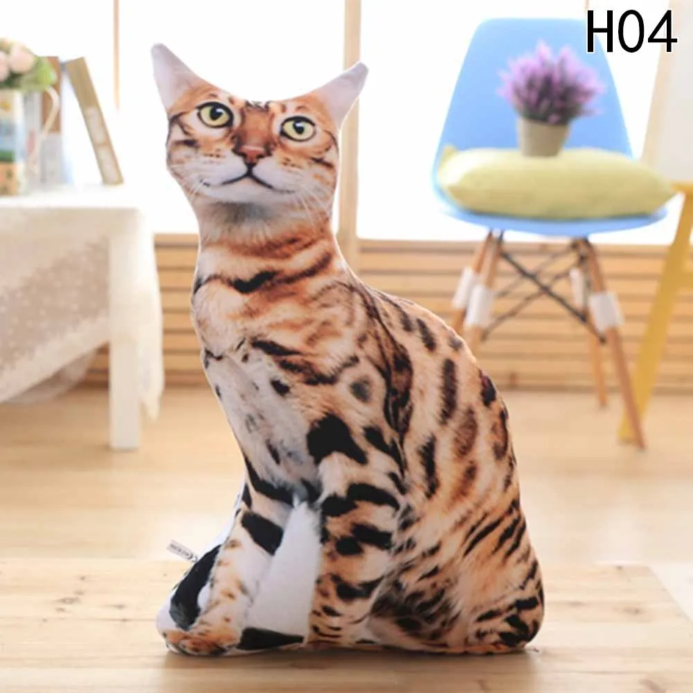 3D креативный принт подушка для кошки оптовая продажа новый стиль Искусственный
