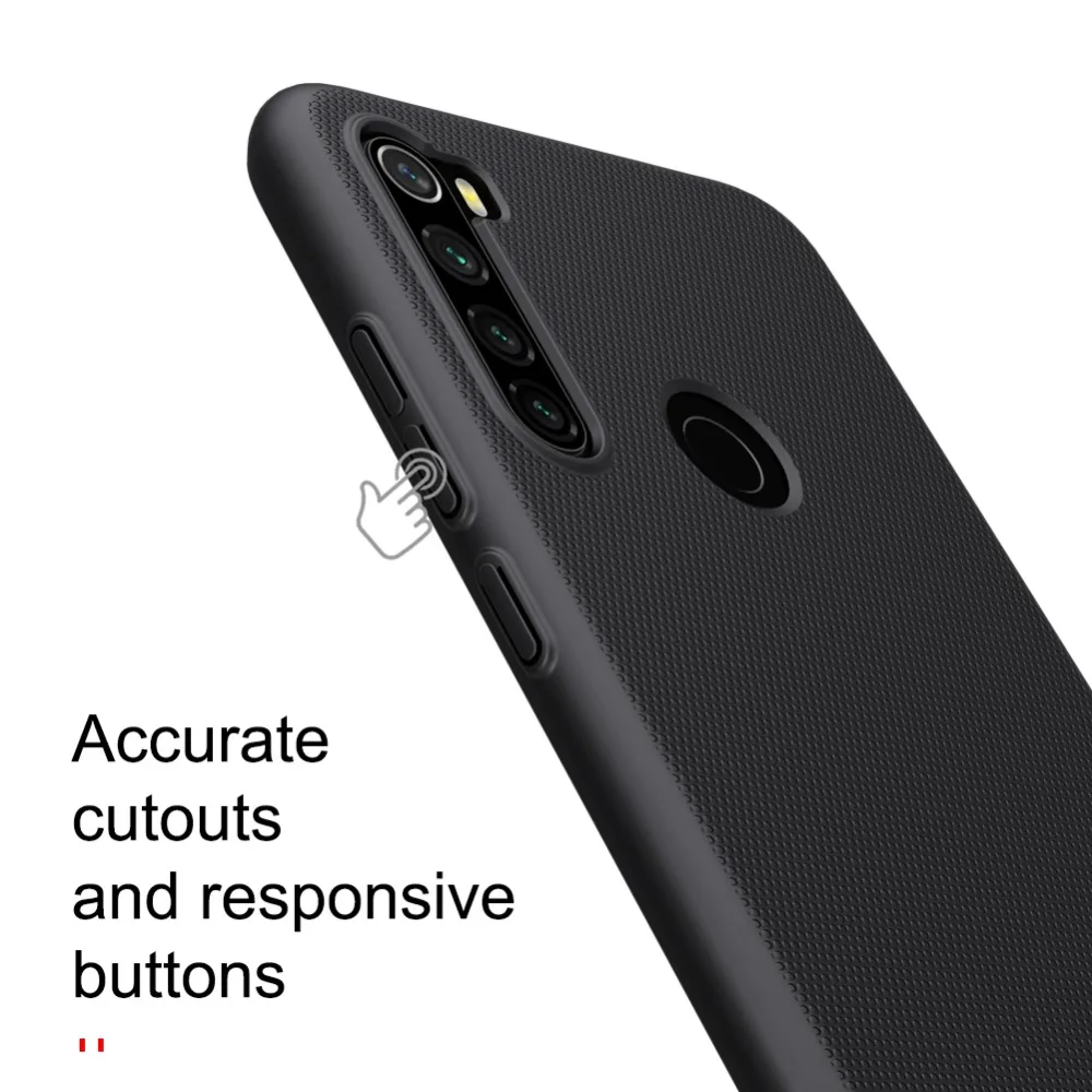 10 шт./лот NILLKIN Супер Матовый щит Матовый ПК Жесткий Чехол для Xiaomi Redmi Note 8 чехол