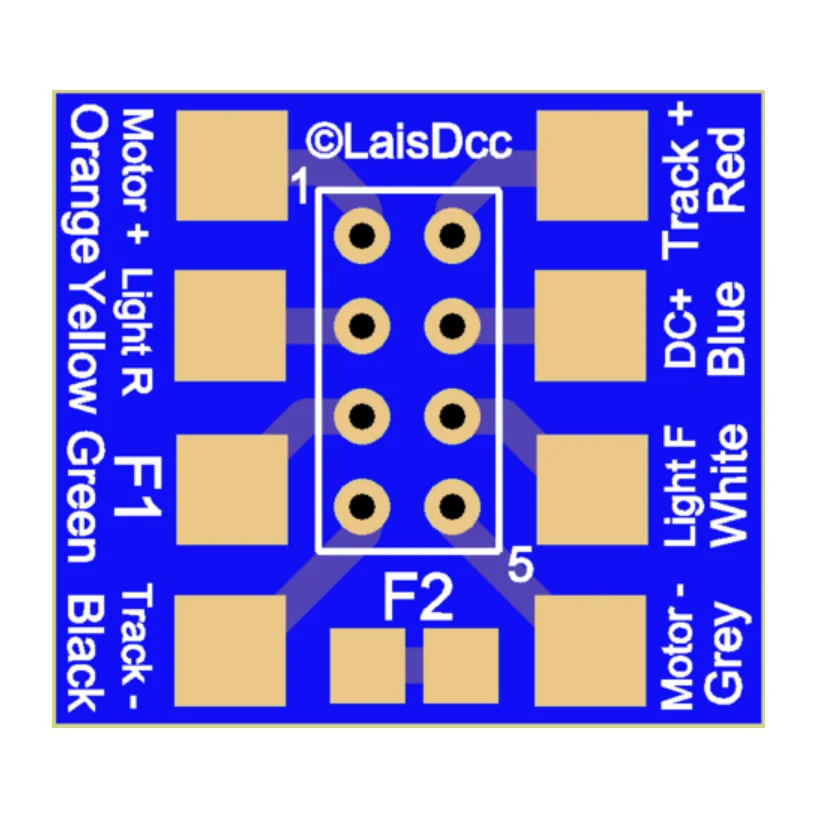DCC 8 Pin NEM652 Socket 1PCS/10PCS for Model Railway Trains LaisDcc Brand