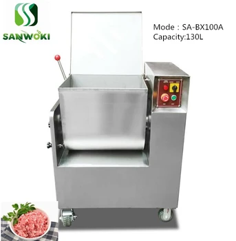 

130 Large capacity electric buns stuffing mixer machine meat paste mixing machine sausage filling blender machine