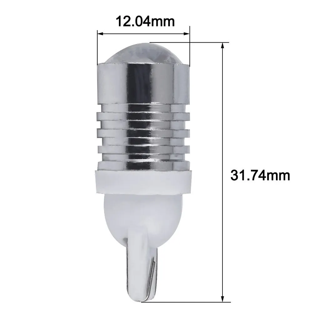 1x White R5 High Power Backup Reverse Light Bulb T10 T15 194 W5W Projector
