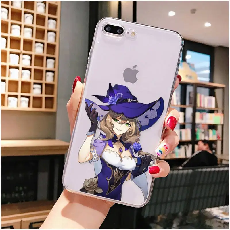 mous phone case YNDFCNB Genshin Tác Động Ốp Lưng Điện Thoại Cho iPhone X XS MAX 6 6S 7 7Plus 8 8Plus 5 5 5S SE 2020 XR 11 11pro Max Trong Suốt Funda Bao otterbox symmetry Cases For iPhone