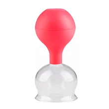 2 шт. высокое качество Семейные массажные с резиновым покрытием и стеклянными вакуумными чашками забота о здоровье и красота