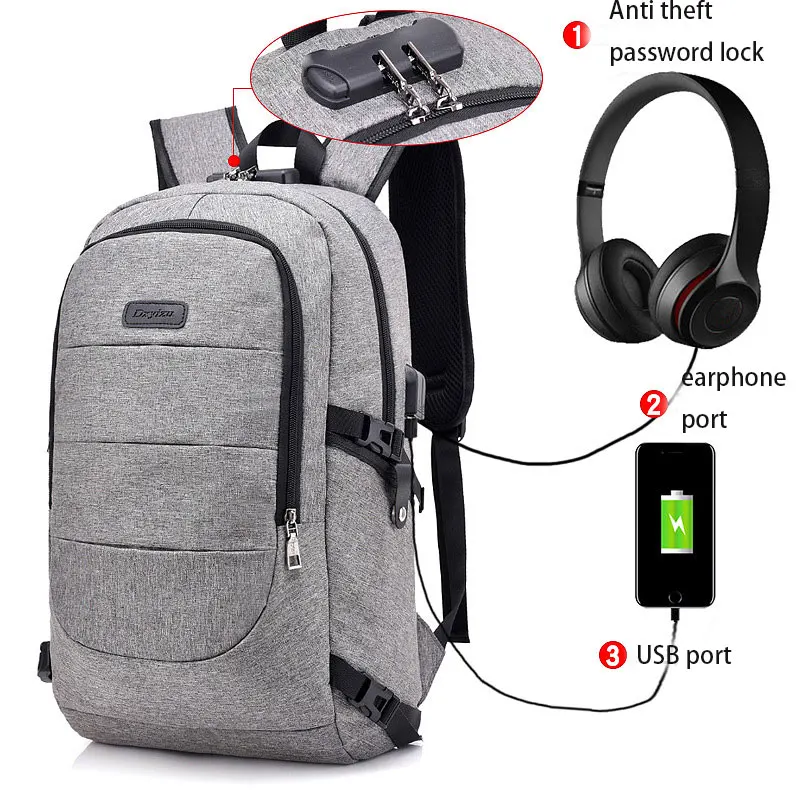 

20-35L Ultra-large Capacity Anti theft charging backpack computer backpack men and women travel college students Backpack