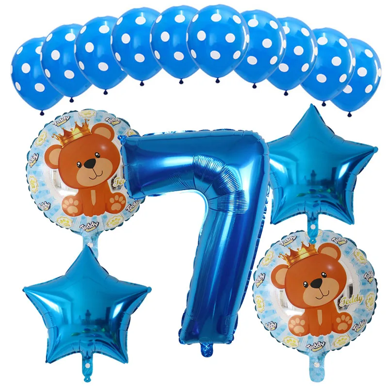 Прозрачный 15 шт./лот Teddy Bear Классические игрушки Globos Фольга воздушные шары с гелием Happy шары ко дню рождения Надувные игрушки Baby Shower вечерние поставки - Цвет: Прозрачный
