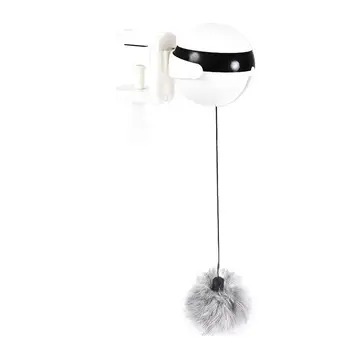 

Electronic Motion Cat Interactive Toy Teaser Toy Cat Yo-Yo Lifting Ball Rotating Electric Vibration Interactive Puzzle Pet Toy