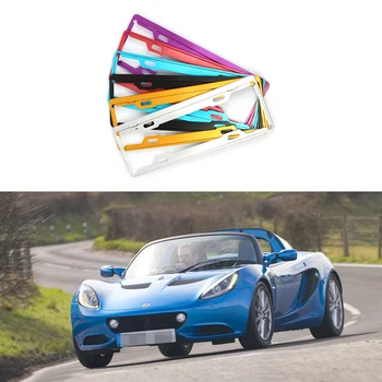 

2x Car License Plate Bracket Registration Plate Holder Universal Auto Licence Plate Frame Aluminum Alloy Car Licence Tag Cover
