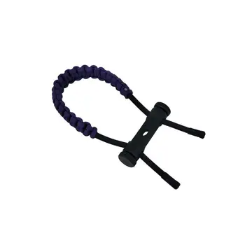 

Archery Compound Bow Archery Wrist Sling Strap Adjustable Parachute Cord Bow Wrist Sling for Hunting Shooting Target Practice