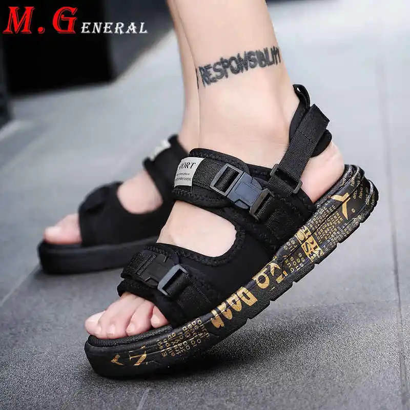 Open Toe Sandals Men Light Beach Men's Shoes Breathable Summer Slippers Brand Casual Men Shoe Man Comfortable Soft Sandalias C20