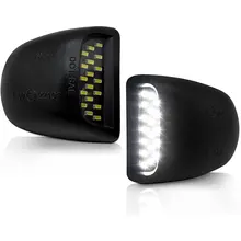 Lampe LED de plaque d'immatriculation, éclairage de pièces automobiles, lampe de plaque à économie d'énergie, 2 pièces 