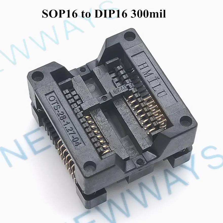 Ic тестовая розетка Sop16 к Dip16 300Mil 1 27 мм программатор адаптер | Обустройство дома