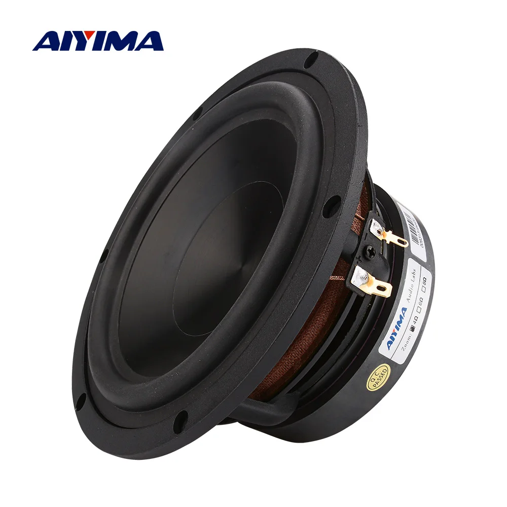 AIYIMA audio 6.5 palec 4 8 ohm 100W střední pásmo nízký woofer reproduktor  aluminium keramika HIFI bookself amplión DIY domácí theater 1ks
