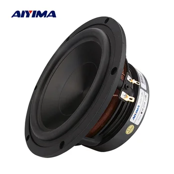 AIYIMA 오디오 6.5 인치 4 8 옴 100W 미드레인지 베이스 우퍼 스피커, 알루미늄 세라믹 HIFI 북셀프 라우드 스피커, DIY 홈 시어터 1 개