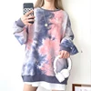 Tie-dyed Sweatshirt Women Autumn New Loose Top Fashion Hoodies Pullovers Harajuku Riverdale Streetwear Stranger Things Outwears ► Photo 1/6