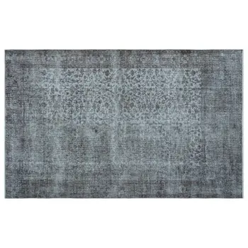 

Handmade Gray Vintage Overdyed Turkish Area Rug 180x287 Cm-5'11''X9'5''