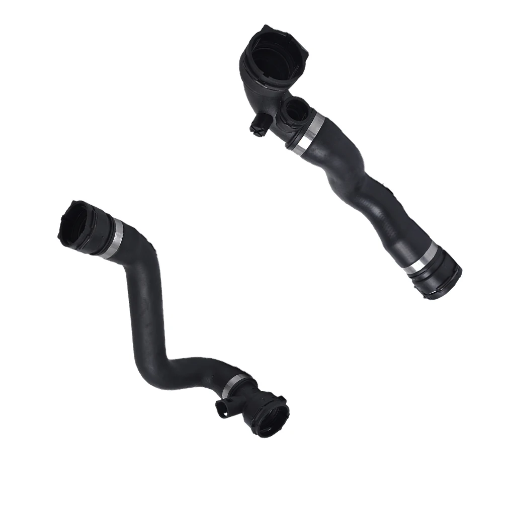 

1 Pair Front/Upper and Front/Lower Right Radiator Coolant Water Hose Replacement for BMW E46 17127510952 11531436408