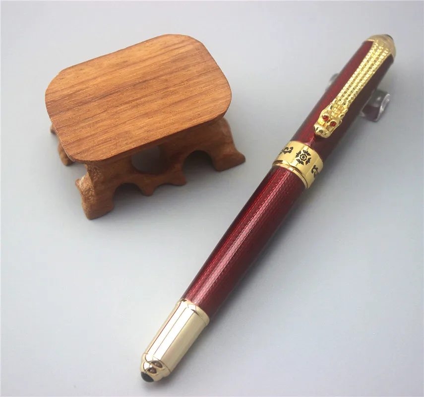 JINHAO металлическая авторучка ручка для школы офиса поставки офисные принадлежности Роскошные чернильные ручки учитель отец бизнес подарок 027