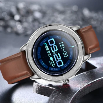 

CF19 Men Smart Watch 1.3" HD Heart Rate Blood Pressure Monitor 23 Sport Modes Fitness Tracker Smartwatch For iOS Android