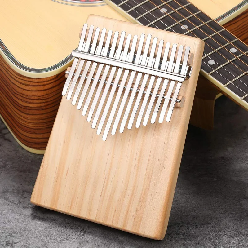 

17 Keys Mbira Pocket Musical Instrument Finger Piano Kalimba Portable Thumb Piano Is Gift for Your Friends and Family