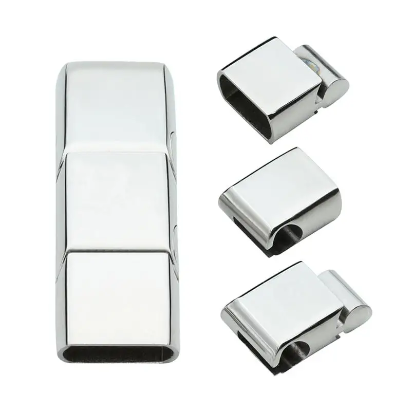 Stainless Steel Silver Tone Inner Size 8*5mm/6*11mm Magnetic