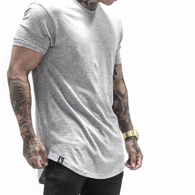Fitted Fashion Long Contour T-shirt 6