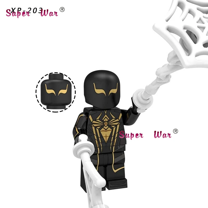 50 шт. фильм Marvel Человек-паук Venom вдали от дома Mysterio Марии Хил Лиз гидро человек паук строительный блок для детей игрушки - Цвет: XP203