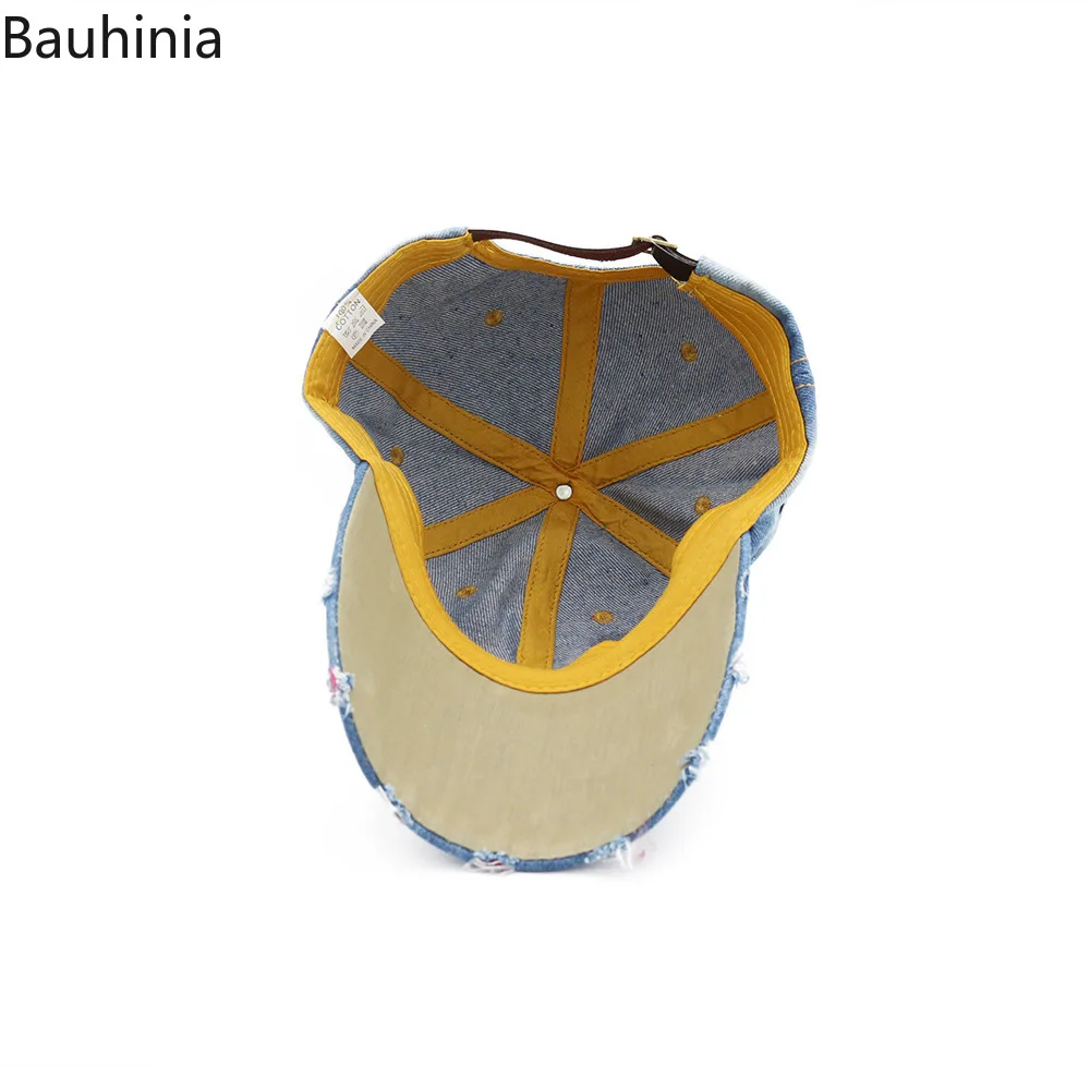 Bauhinia snapback кепки бейсболки Регулируемые 2 цвета уличные модные спортивные кепки джинсовая кепка