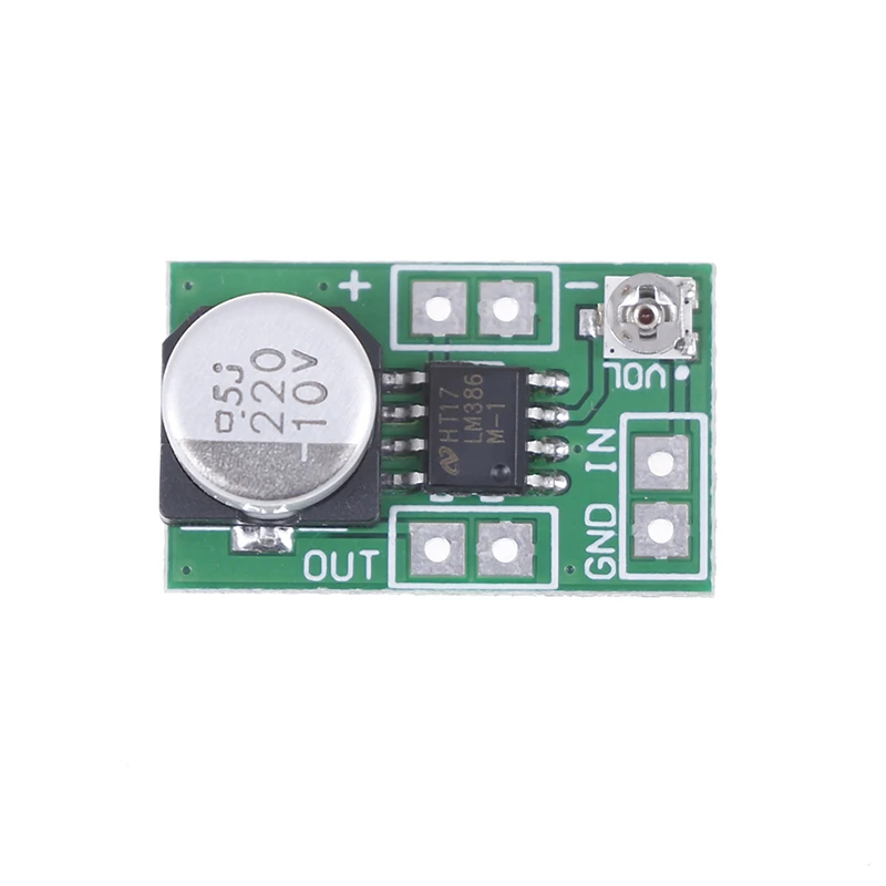 DC 3V~12V 5V 6V LM386 Mini Micro Audio Power Amplifier Board AMP Module 750mW