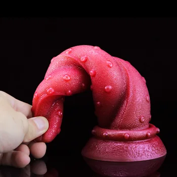 Red Tentacle Monster Dildo Harness Anal Butt Plug With Suction cup for Man Adult Women Gay Lesbian ButtPlug Huge Dick Sex Toys 2