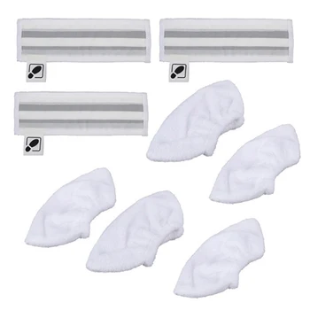 

8Pcs Mop Cloth Rags Nozzle Cover for Karcher Easyfix SC3 SC4 SC5Mop Steam Cleaner Mop