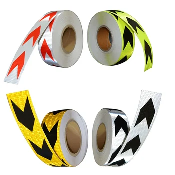 

2019 New safety warning reflective stickers body reflective strips car reflective signs warning arrow reflective adhesive tape