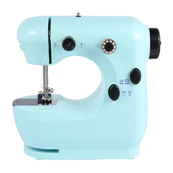 

1pc Household Multi-function Sewing Machine Electric Mini Sewing Machine Mini Sewing Machine with US Plug (Sky-blue)