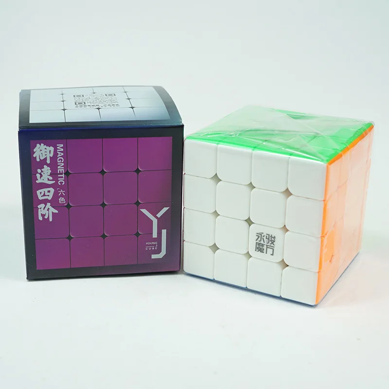 YongJun YJ 2345 Магнитный магический куб без наклеек YuPo YuLong YuSu YuChuang 2x2 3x3 4x4 5x5 Магнитный пазл скоростной куб