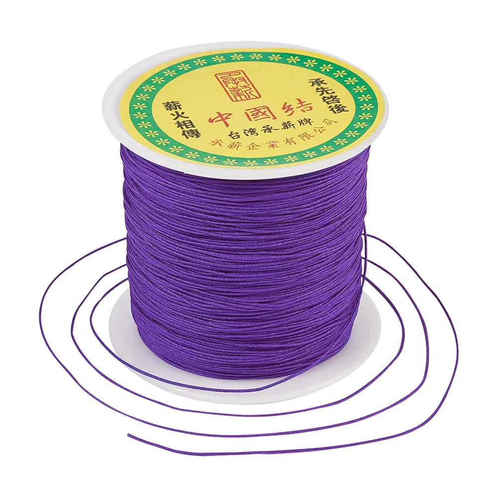 1 Roll Nylon String for Bracelet Making 0.8mm 49 Yards Knotting Cord  Beading Bead Thread Colored Craft String Wire Rope - AliExpress