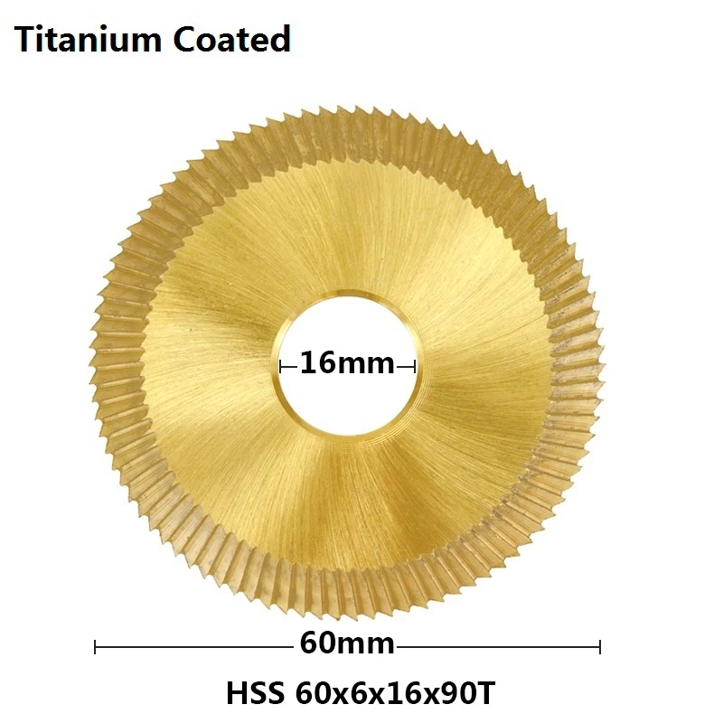 XCAN Einseitig Schlüssel Maschine Sägeblatt 60x6x16mm 90T Schlüssel Maschine Cutter Fit auf 238BS 2AS 2ALS Schlüssel Kopieren Maschine Schlosser Werkzeuge – Detail 4