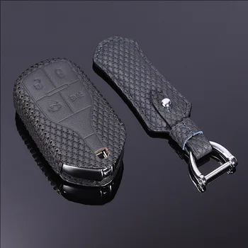 

Car key case for maserati ghibli 2017 2013 2014 quatt roporte 2015 2017 levante 2016 leather key cover holder top layer