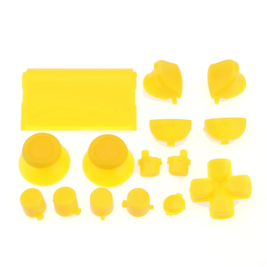 I yellow Cltgxdd 1 комплект контроллер R2 L2 R1 L1 триггерные кнопки части для PS4 2,0 контроллер JDS 001 010 кнопки комплект контроллер аксессуары - Цвет: I yellow