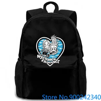 

My Chemical Roce MCR Rock Band Heart Hipster Hipster Homme women men backpack laptop travel school adult student