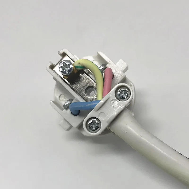 5 шт. европейский стандарт колено два круглых контакта соединение шнура питания