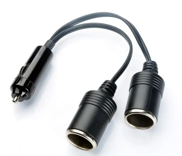 50 шт. прикуриватель 12V24V Мощность Зарядное устройство адаптер 1to 1/2/3/4Way-разветвитель на муфтовый стыковочный переводник разъем адаптера - Название цвета: 2way