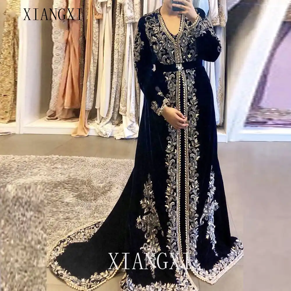 Caftan Maroc Caftan Dentelle 2020 Moroccan Caftan Caftan Bleu
