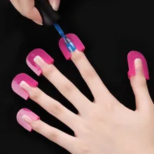Autocollants de manucure à la française pour protéger les ongles, modèles anti-éclaboussures, 26, pièces/ensemble, 10 tailles