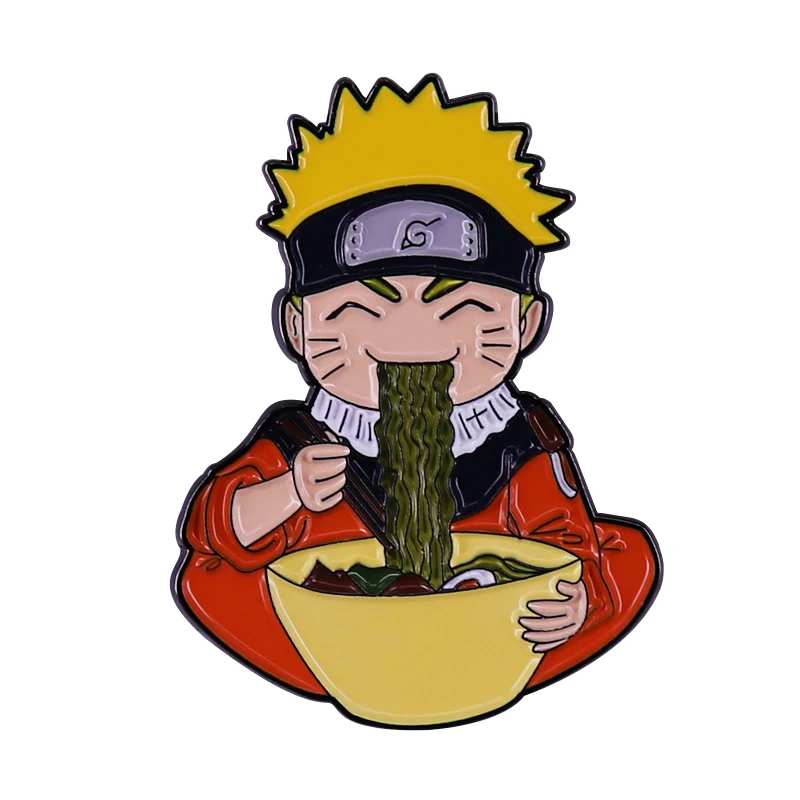 Classic Japan Anime Food Mashup Pin Spilla Mmmmm...Ramen!