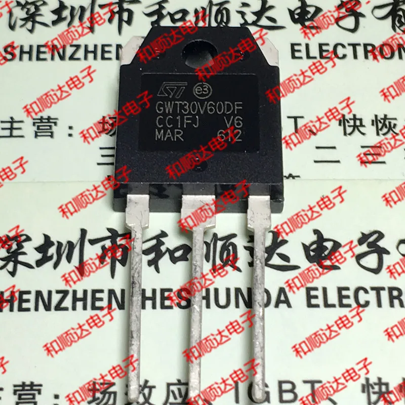 /2 шт./STGWT30V60DF GWT30V60DF TO-3P 600V 30A