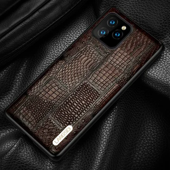

Luxury Leather phone case for iphone 11pro 11 pro max 7plus 8 plus 6 6s 5 SE 2020 Shockproof back Fundas GENUINE LEATHER coque