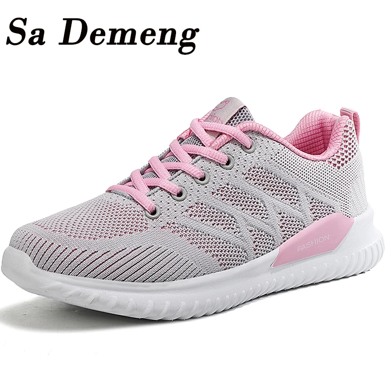 Sa Demeng/Женская обувь Модные повседневные женские кроссовки Мягкая женская