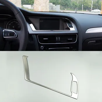 

Car Styling Navigation Decoration Frame Cover Console Warning Light Trim For Audi A4 B8 2010-16 Interior Auto Accessories LHD